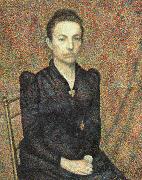 Georges Lemmen Portrait of Sister oil painting